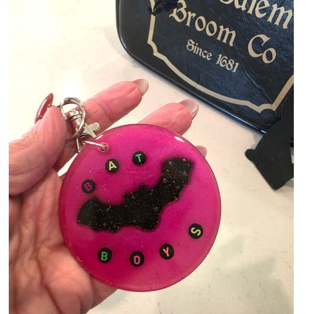 Bat Boys Candy Style Key Chain / 3" medallion